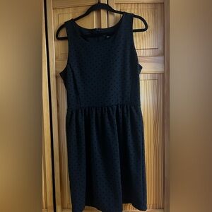 GAP Black Polka Dot Sleeveless  Dress
